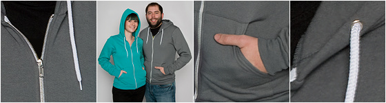 Unisex Fleece Zip Hoody