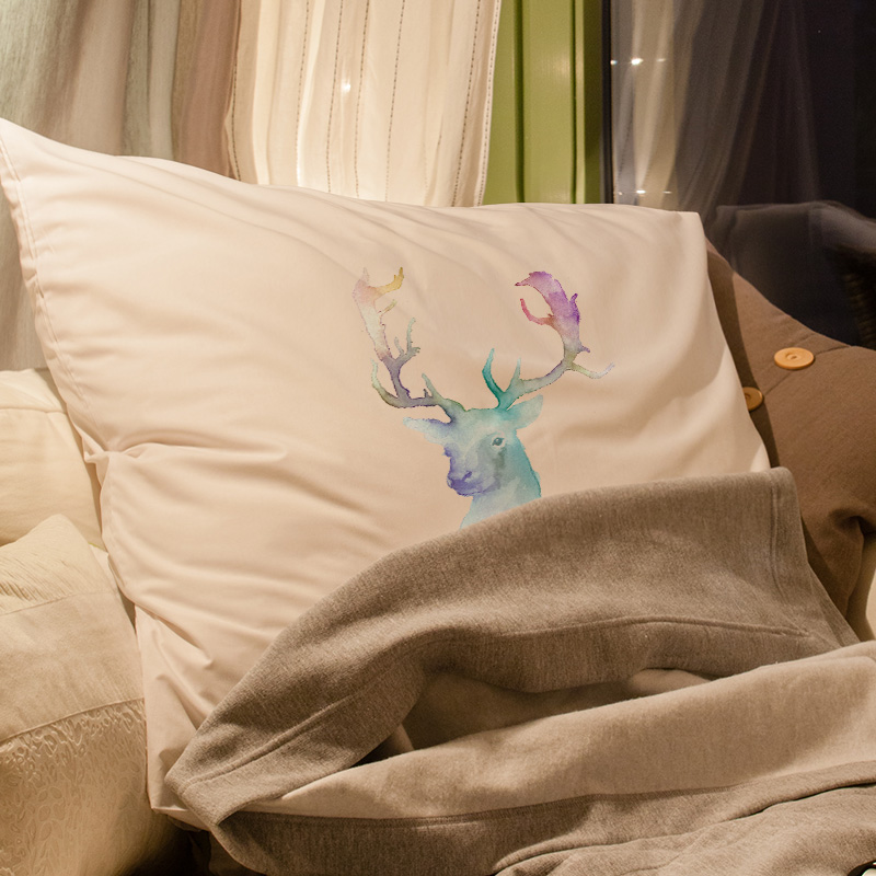 pillow deer spreadshirt