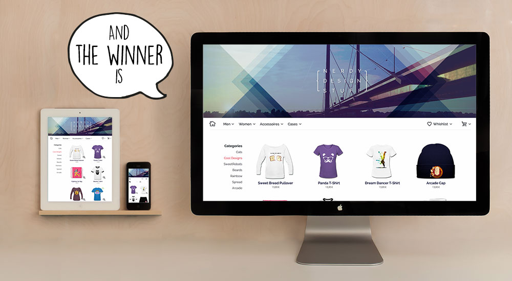 Our Winner of the Test the New Shop Raffle
