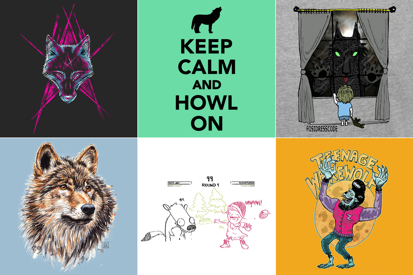 Wolf T-Shirts: Wolves are the New Owls