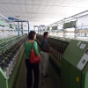 thousands of spinning machines